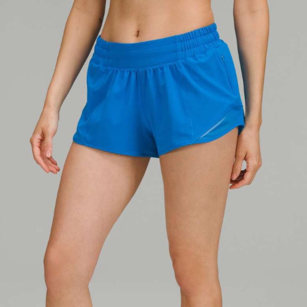 Lululemon Hotty Hot Low-Rise Lined Short 2.5" Poolside size 14